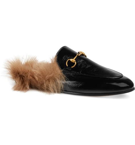 gucci princetown mules outfit|princetown genuine shearling loafer mule.